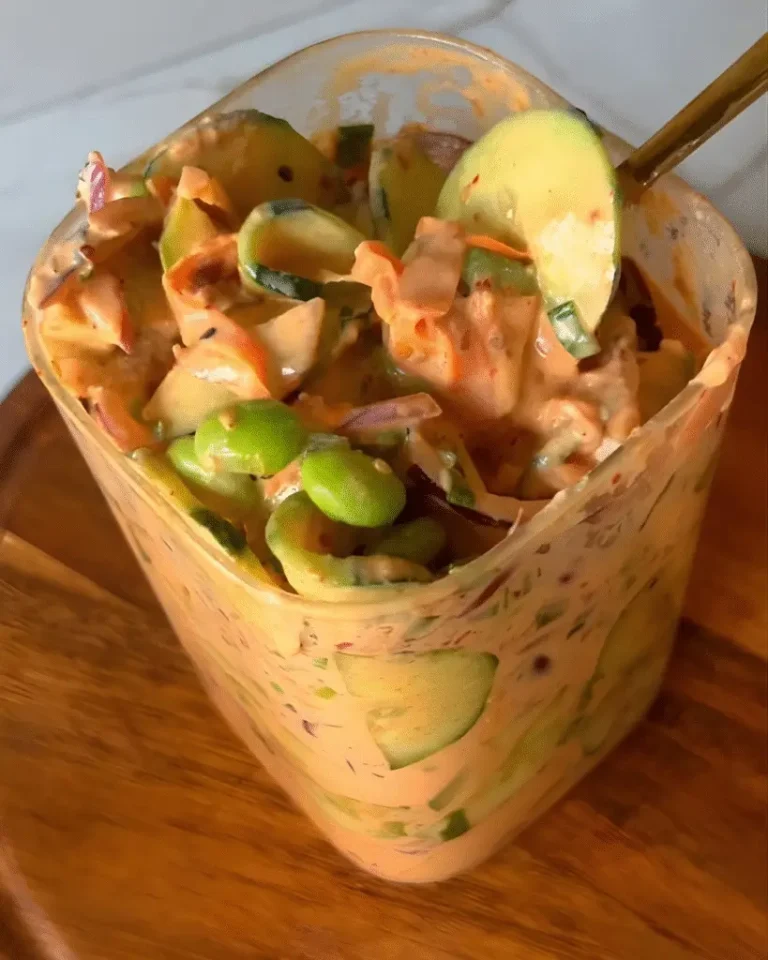 Salad with a flavorful homemade dressing